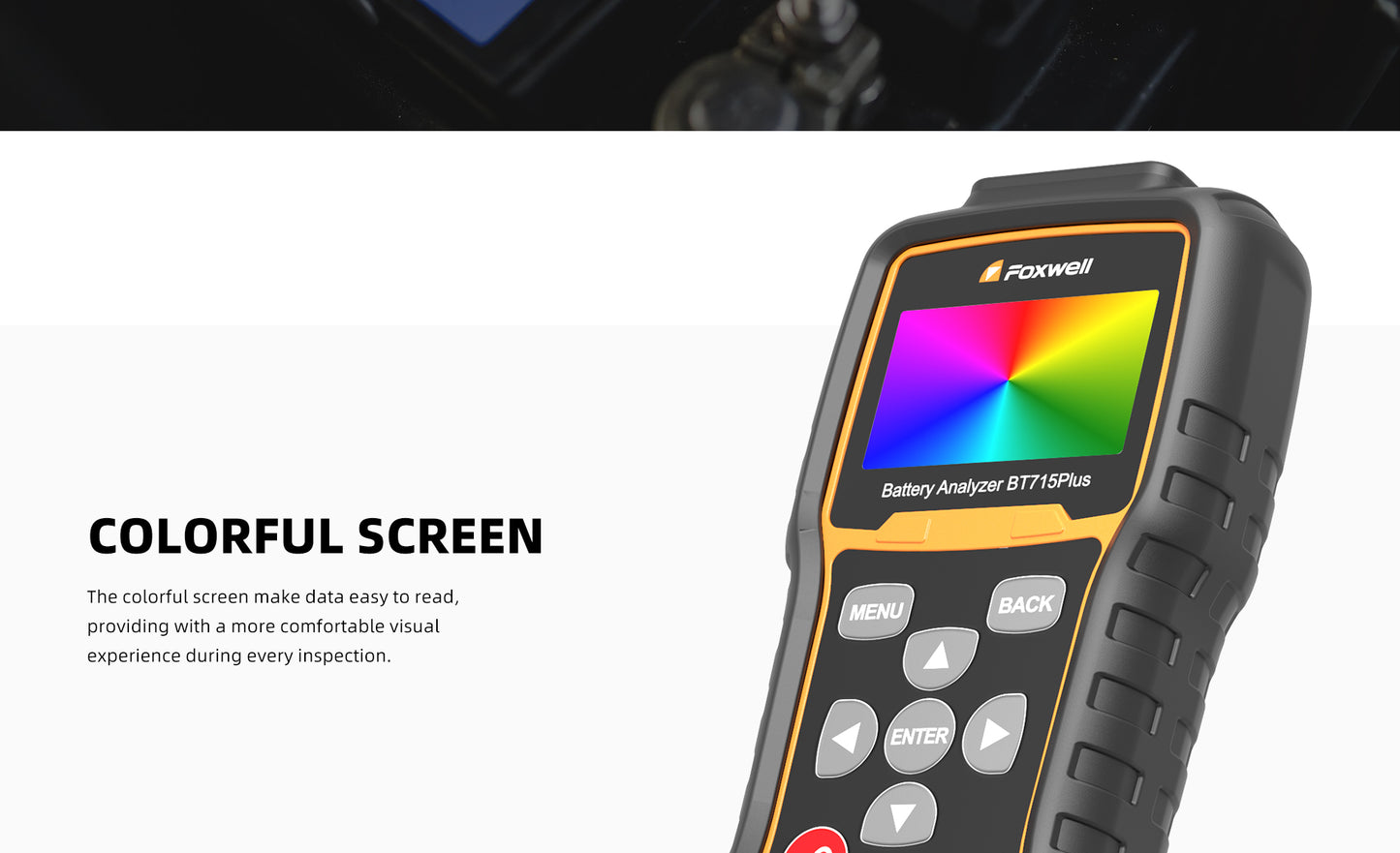 BT-715Plus (12V/24V) Battery Analyzer with Colorful screen
