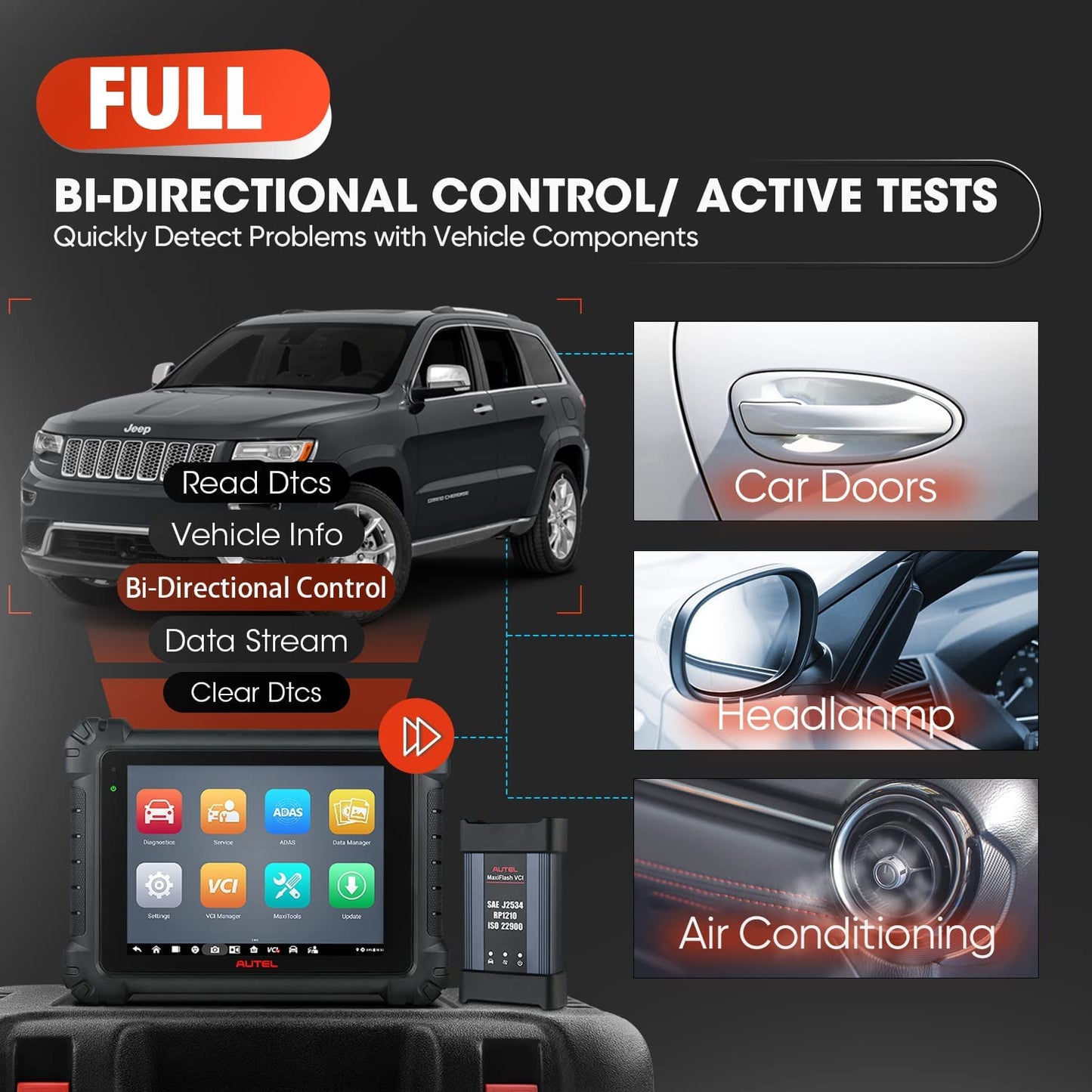 Autel Advanced Diagnostic MS909 (Programming online)