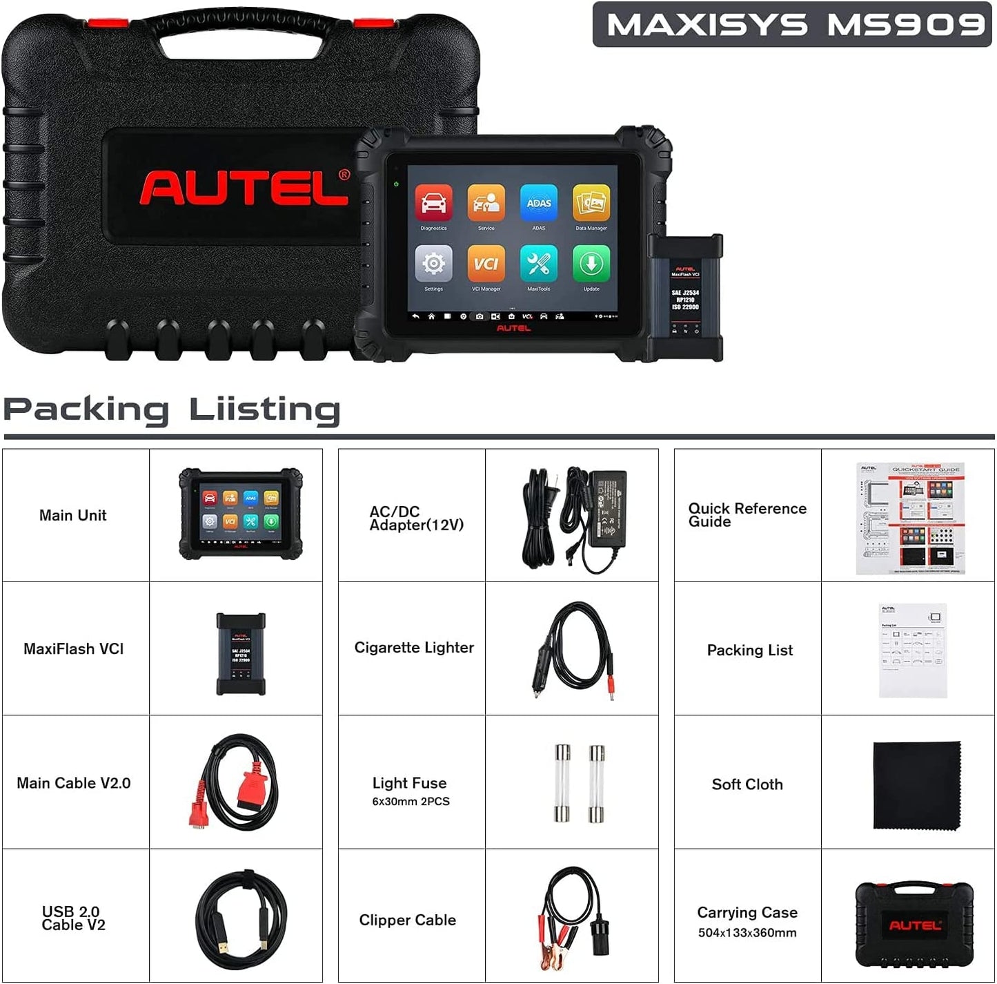 Autel Advanced Diagnostic MS909 (Programming online)