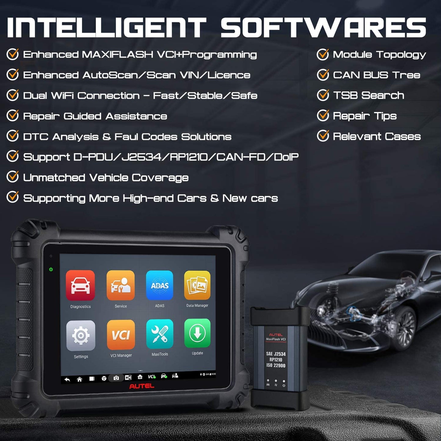 Autel Advanced Diagnostic MS909 (Programming online)