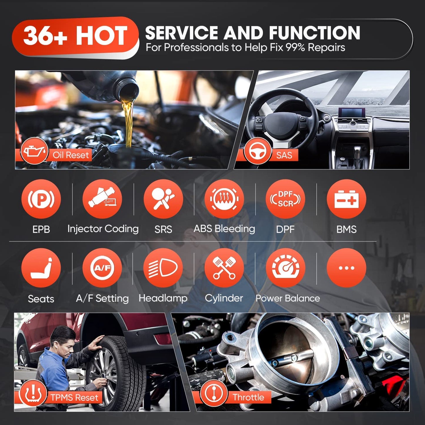 Autel Advanced Diagnostic MS909 (Programming online)
