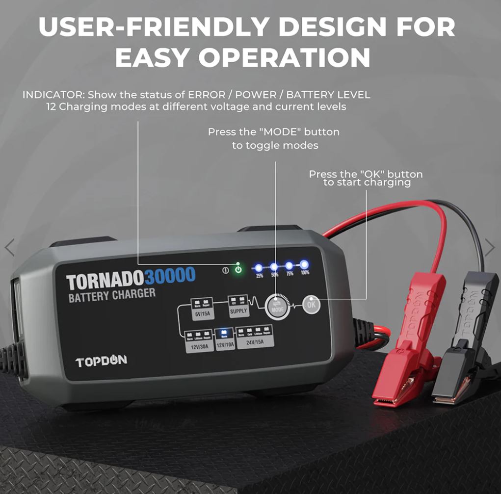 Battery Charger Tornado30000