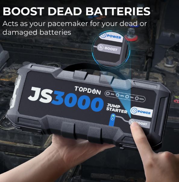 TOPDON JS3000 Jump Starter (Diesel/Petrol)