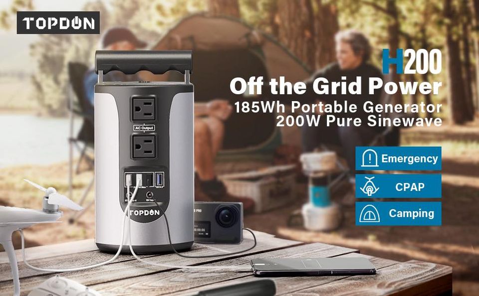 200W Power Station can use (AC/DC)