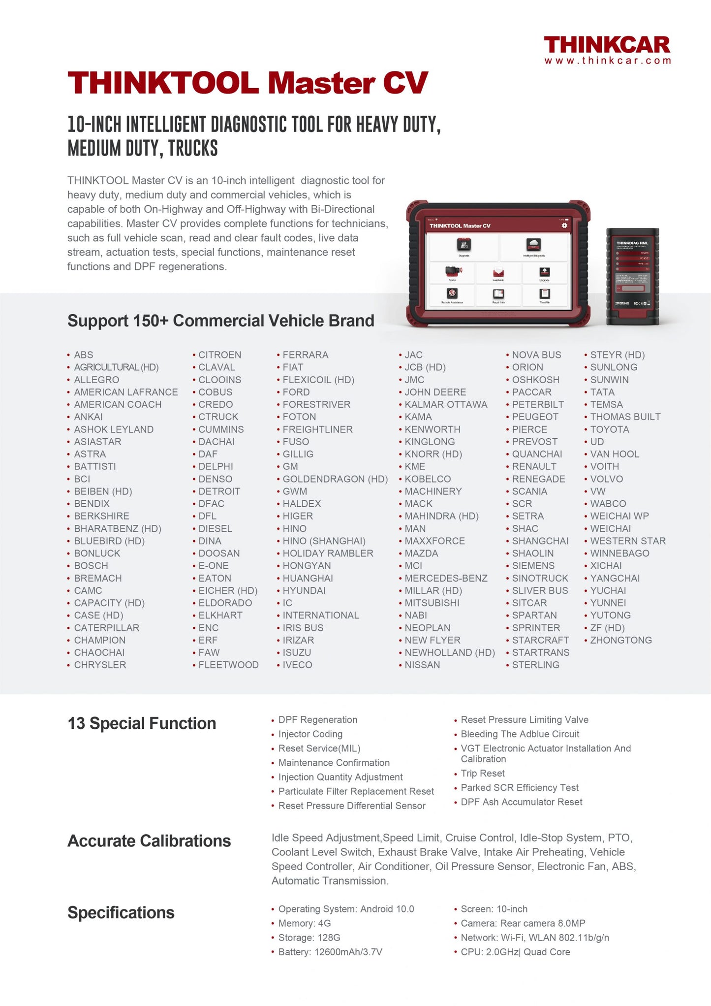 THINKTOOL Master CV (24V Only)